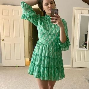 Vici Mini quarter sleeve in green